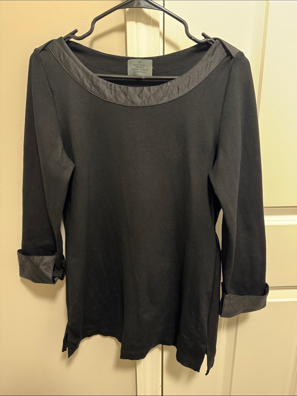 CHANEL Uniform Boatneck Blouse